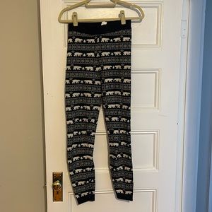 Polar bear pajama bottoms